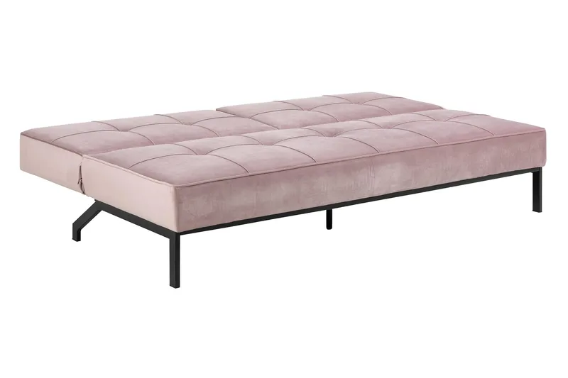 Stefan Bäddsoffa Sammet - Rosa - Möbler - Soffa - Bäddsoffa