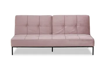 Stefan Bäddsoffa Sammet - Rosa - Möbler - Soffa - Bäddsoffa
