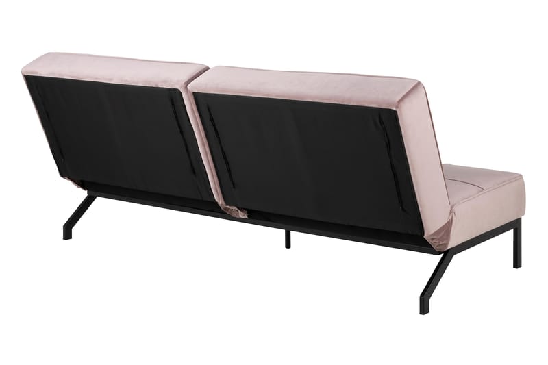 Stefan Bäddsoffa Sammet - Rosa - Möbler - Soffa - Bäddsoffa