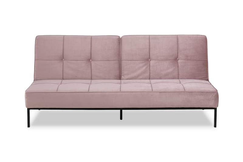 Stefan Bäddsoffa Sammet - Rosa - Bäddsoffa - Bäddsoffa 2 sits - Sammetssoffa