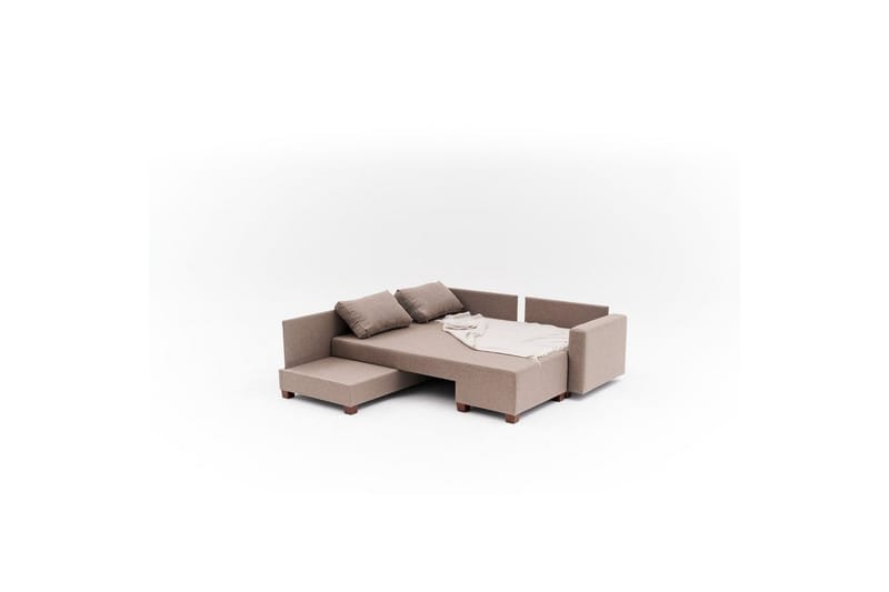 Sufian Hörnbäddsoffa 4-sits - Brun - Möbler - Soffa - Bäddsoffa