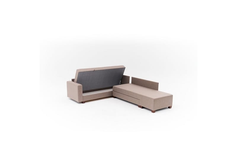 Sufian Hörnbäddsoffa 4-sits - Brun - Möbler - Soffa - Bäddsoffa