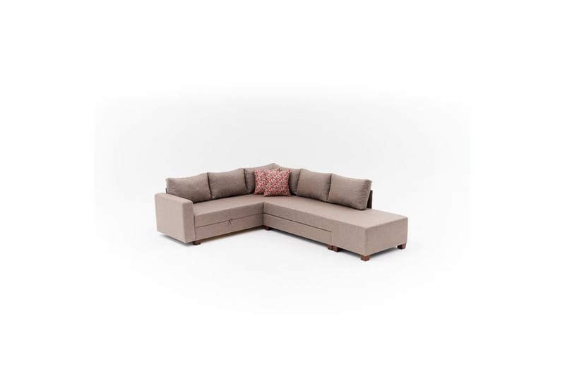 Sufian Hörnbäddsoffa 4-sits - Brun - Möbler - Soffa - Bäddsoffa