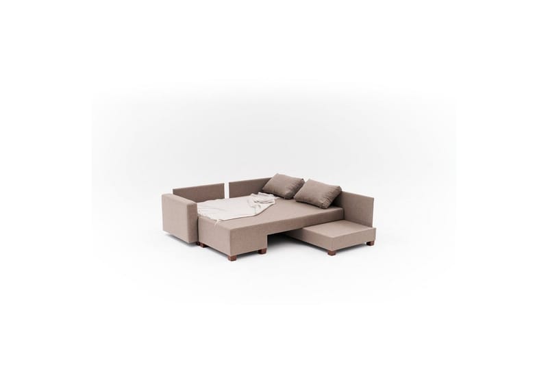 Sufian Hörnbäddsoffa 4-sits - Brun - Möbler - Soffa - Bäddsoffa
