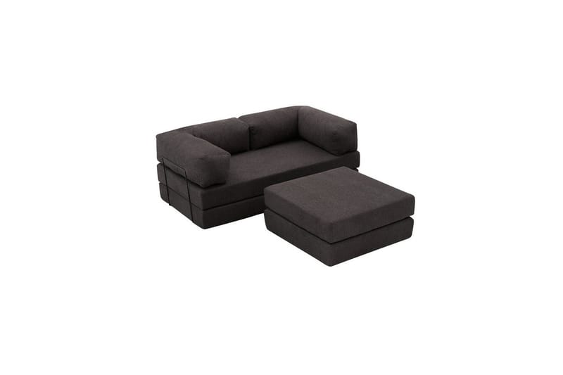 Sufian Hörnbäddsoffa med Divan 2-sits - Antracit - Möbler - Soffa - Bäddsoffa