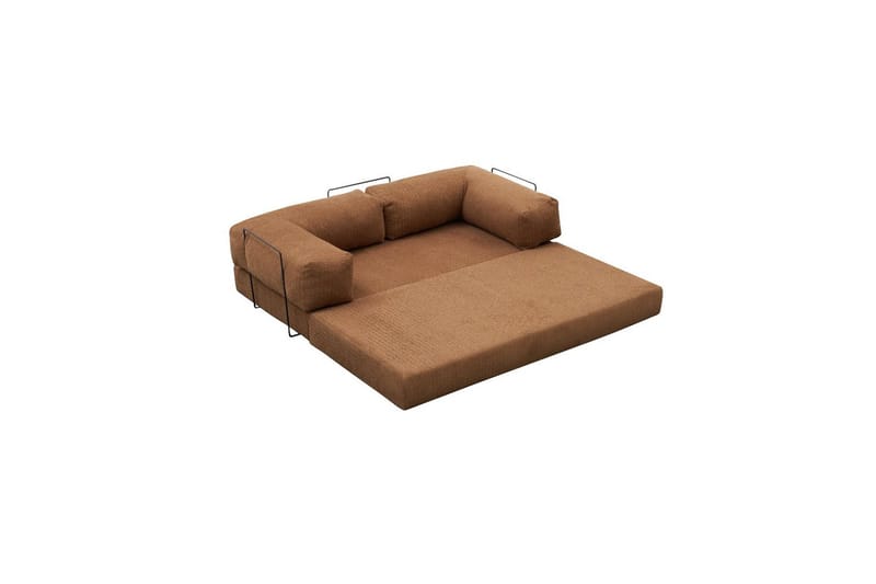 Sufian Hörnbäddsoffa med Divan 2-sits - Brun - Möbler - Soffa - Bäddsoffa