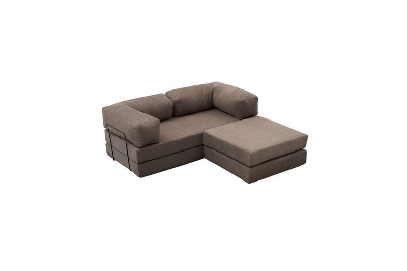 Sufian Hörnbäddsoffa med Divan 2-sits - Grå - Möbler - Soffa - Bäddsoffa