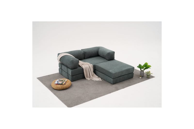Sufian Hörnbäddsoffa med Divan 2-sits - Grön - Möbler - Soffa - Bäddsoffa