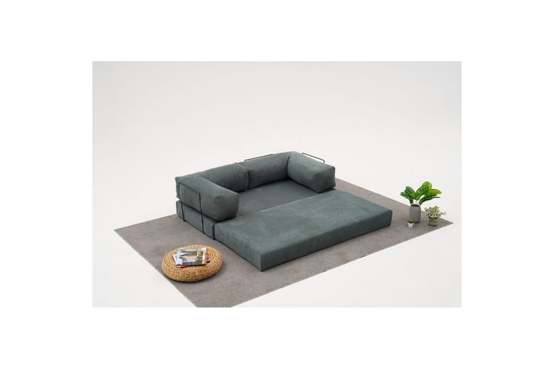 Sufian Hörnbäddsoffa med Divan 2-sits - Grön - Möbler - Soffa - Bäddsoffa