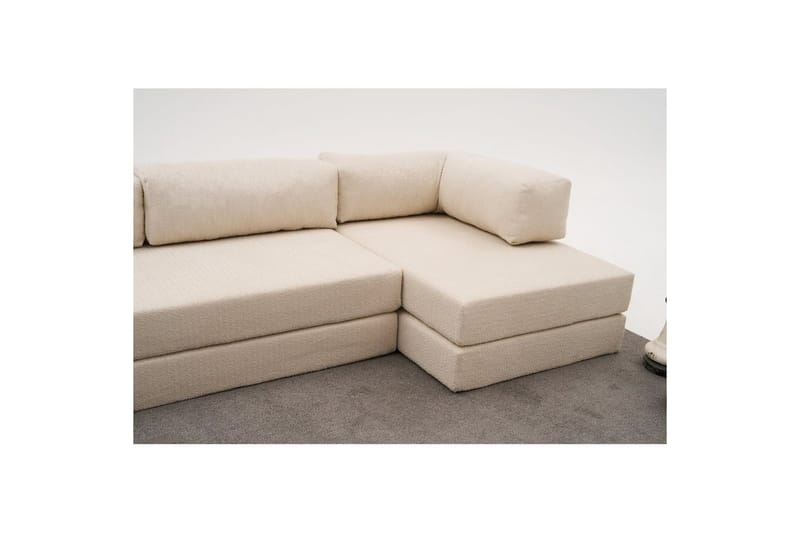 Sufian Hörnbäddsoffa Två Hörn 3-sits - Beige - Möbler - Soffa - Bäddsoffa