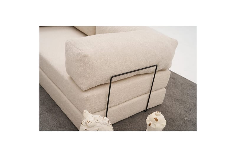 Sufian Hörnbäddsoffa Två Hörn 3-sits - Beige - Möbler - Soffa - Bäddsoffa