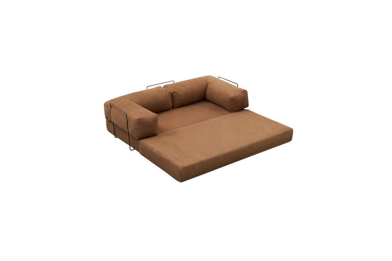 Sufian Hörnbäddsoffa Två Hörn 3-sits - Brun - Möbler - Soffa - Bäddsoffa