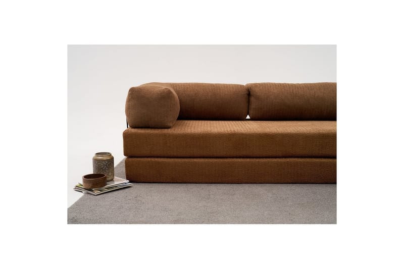 Sufian Hörnbäddsoffa Två Hörn 3-sits - Brun - Möbler - Soffa - Bäddsoffa