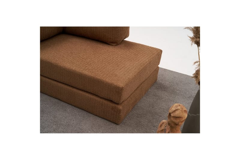 Sufian Hörnbäddsoffa Två Hörn 3-sits - Brun - Möbler - Soffa - Bäddsoffa