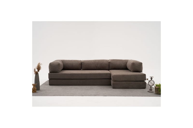 Sufian Hörnbäddsoffa Två Hörn 3-sits - Grå - Möbler - Soffa - Bäddsoffa