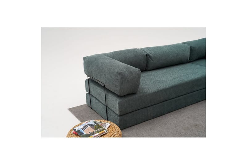 Sufian Hörnbäddsoffa Två Hörn 3-sits - Grön - Möbler - Soffa - Bäddsoffa