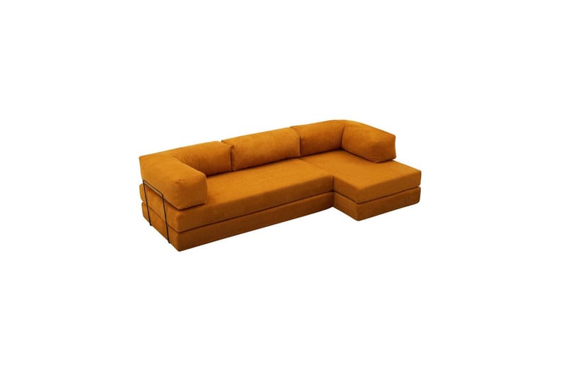 Sufian Hörnbäddsoffa Två Hörn 3-sits - Orange - Möbler - Soffa - Bäddsoffa