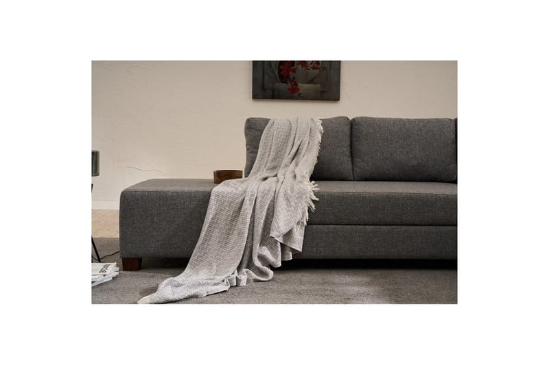 Sufian Soffa med Schäslong 4-sits - Grafitgrå - Möbler - Soffa - Bäddsoffa