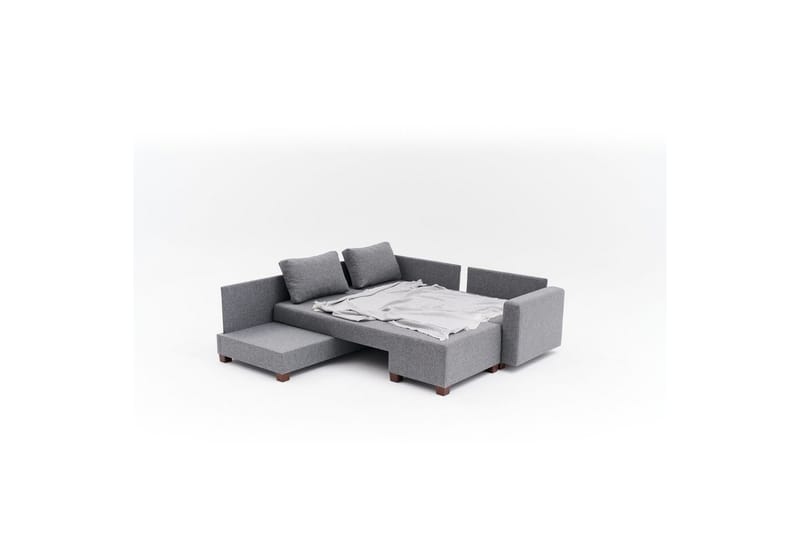 Sufian Soffa med Schäslong 4-sits - Grafitgrå - Möbler - Soffa - Bäddsoffa
