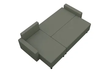 Summerhill 3-sits Högervänd Hörnbäddsoffa med Förvaring i Tyg med Träram - Svart - Möbler - Soffa - Bäddsoffa