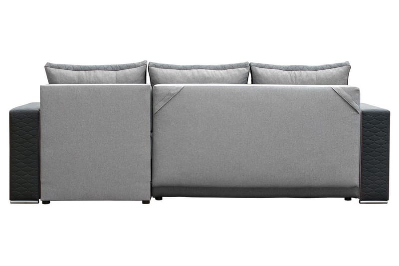 Sydney Hörnsoffa LED-belysning - Brun/Grå - Möbler - Soffa - Bäddsoffa