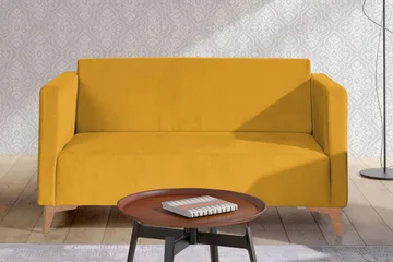 Szafir 2-sits Soffa 82x136 cm - Gul - Möbler - Soffa - Bäddsoffa