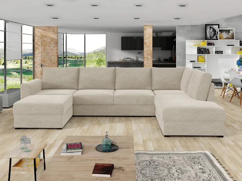 Taberk 5-sits U-Soffa med Divan Vänster - Möbler - Soffa - Bäddsoffa