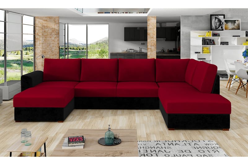 Taberk Bäddsoffa m. Divan och Schäslong - Möbler - Soffa - Bäddsoffa