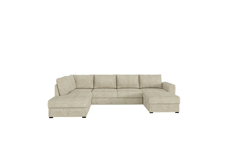 Taberk Bäddsoffa med Divan och Schäslong 4-sits - Beige - Möbler - Soffa - Bäddsoffa