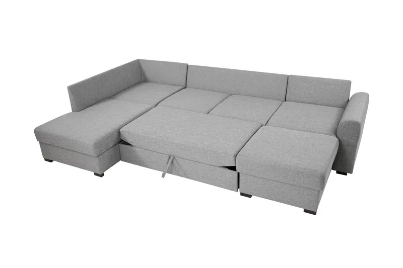Taberk Bäddsoffa med Divan och Schäslong 4-sits - Grön - Möbler - Soffa - Bäddsoffa