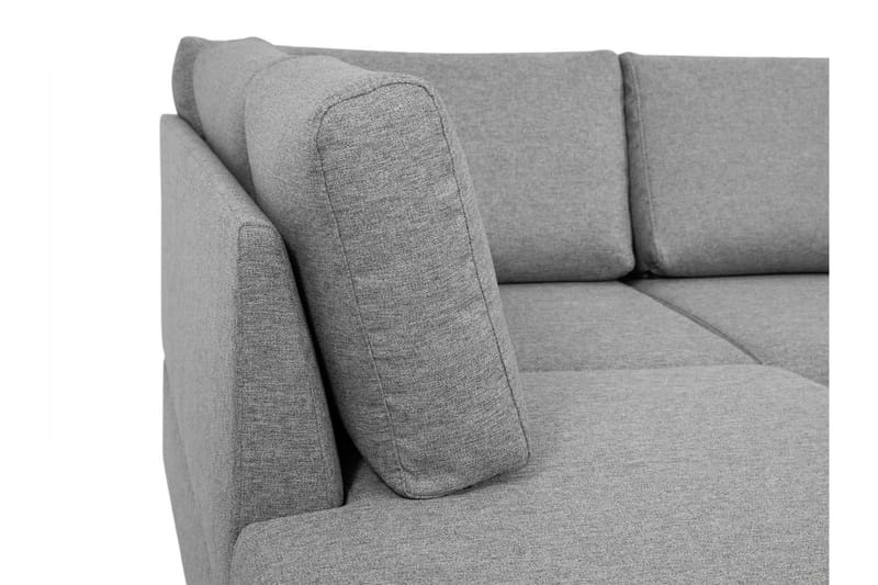 Taberk Bäddsoffa med Divan och Schäslong 4-sits i Chenille - Blå - Möbler - Soffa - Bäddsoffa