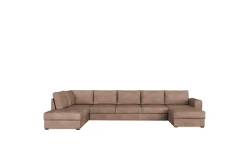 Taberk Bäddsoffa med Divan och Schäslong 5-sits i Bouclé