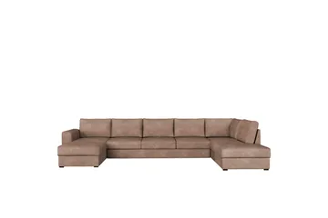 Taberk Bäddsoffa med Divan och Schäslong 5-sits i Bouclé