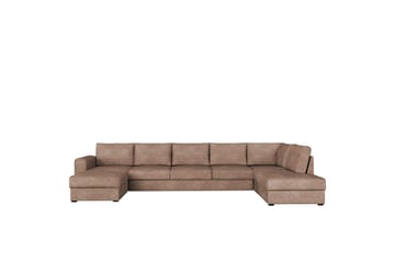 Taberk Bäddsoffa med Divan och Schäslong 5-sits i Bouclé