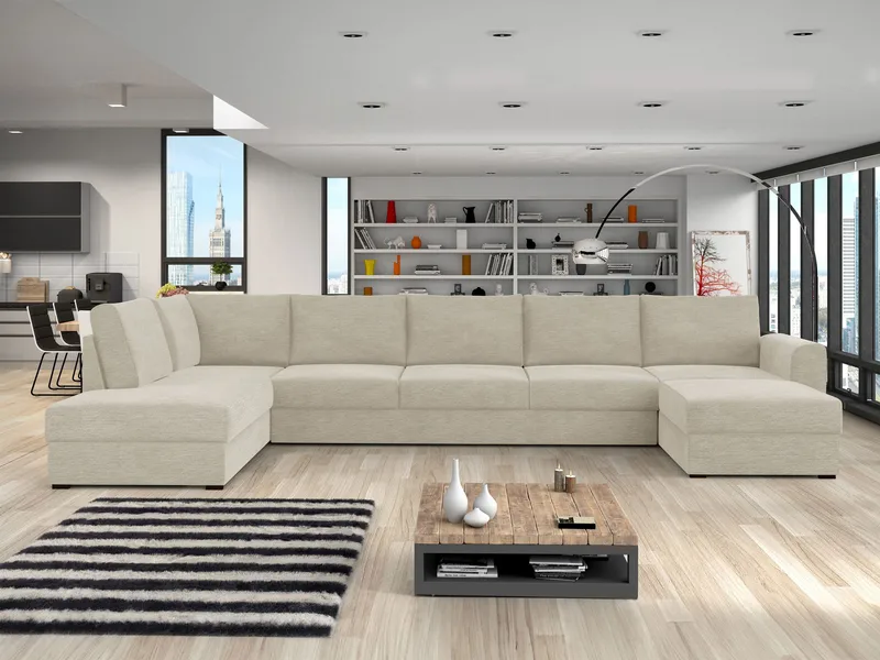 Taberk Large 6-sits U-Soffa med Divan Höger - Möbler - Soffa - Bäddsoffa