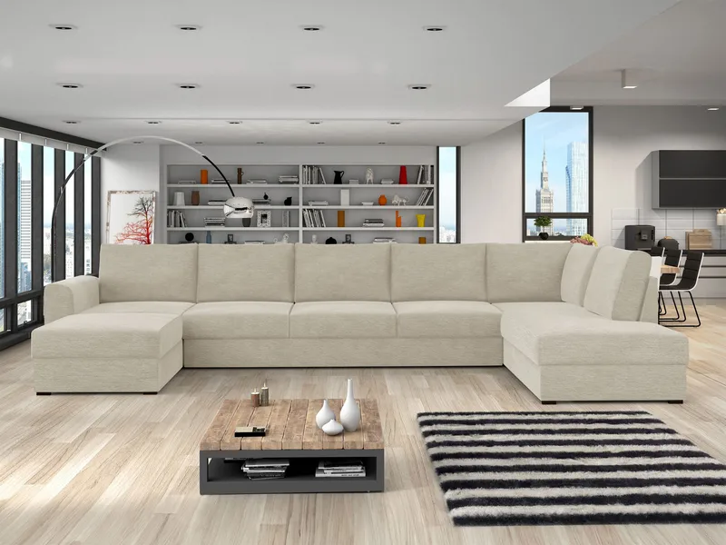 Taberk Large 6-sits U-Soffa med Divan Vänster - Möbler - Soffa - Bäddsoffa