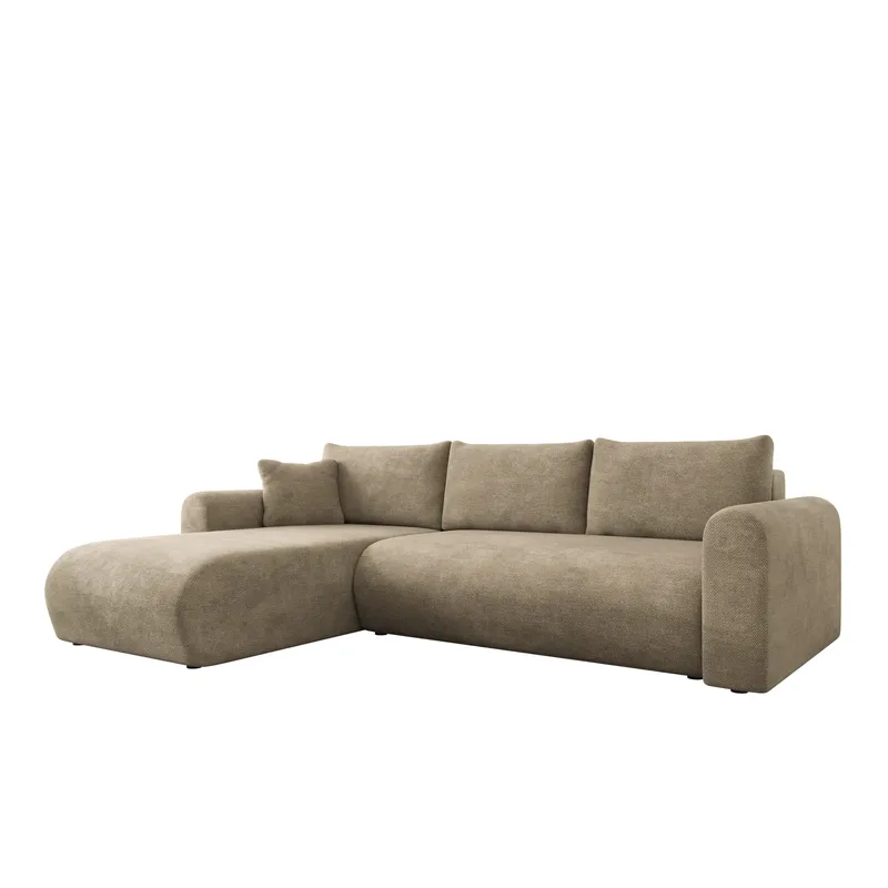 Tacon 3-sits Bäddsoffa med divan - beige - Möbler - Soffa - Bäddsoffa