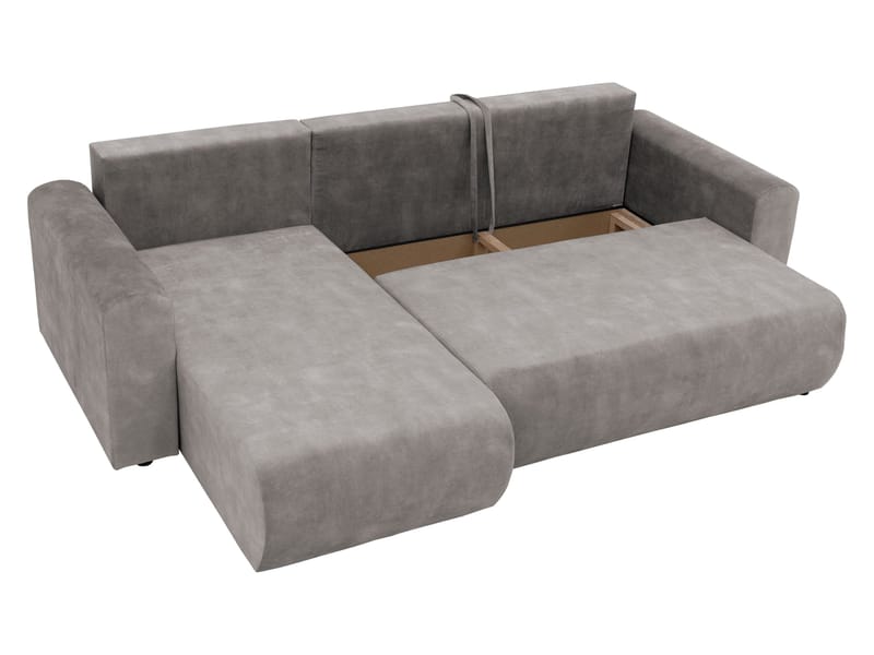 Tacon 3-sits Bäddsoffa med divan - brun - Möbler - Soffa - Bäddsoffa