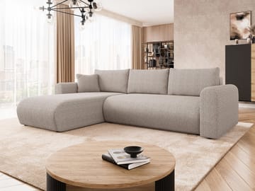 Tacon 3-sits Bäddsoffa med divan och förvaring - Möbler - Soffa - Bäddsoffa