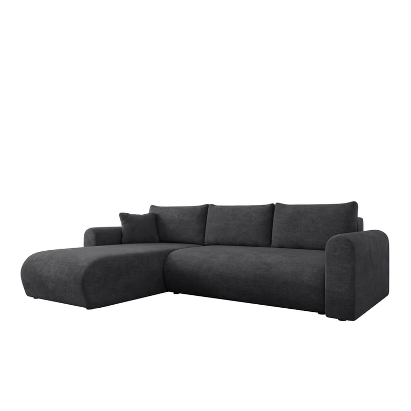 Tacon 3-sits Bäddsoffa med divan - svart - Möbler - Soffa - Bäddsoffa