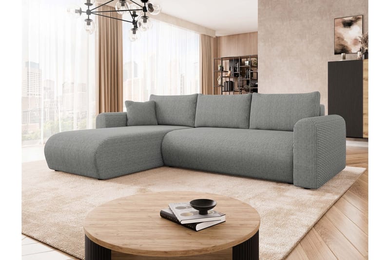 Tacon Bäddsoffa m. Divan 3-sits - Grå - Möbler - Soffa - Bäddsoffa