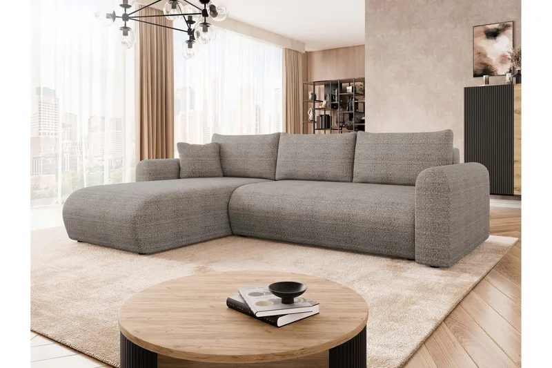 Tacon Bäddsoffa m. Divan 3-sits - Grå - Möbler - Soffa - Bäddsoffa