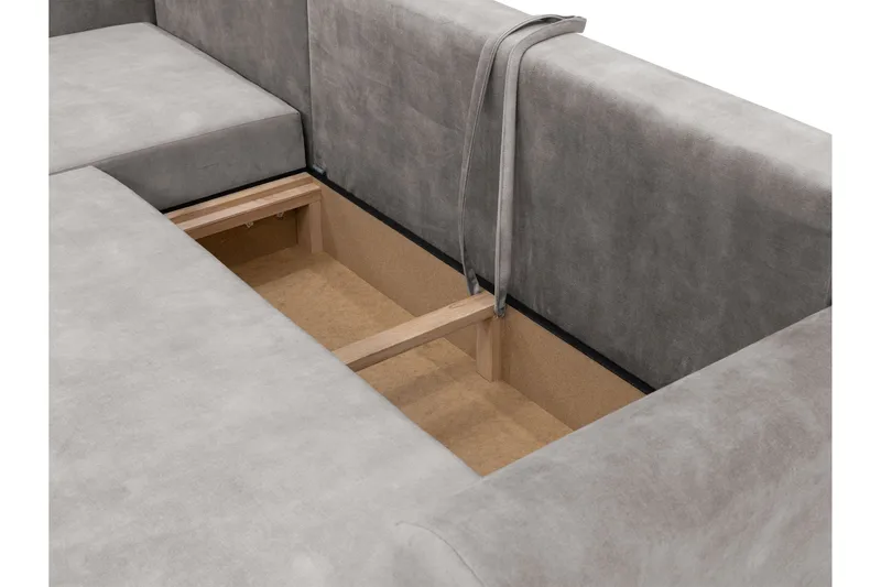 Tacon Bäddsoffa m. Divan 3-sits - Grå - Möbler - Soffa - Bäddsoffa