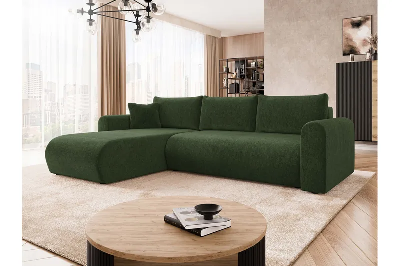 Tacon Bäddsoffa m. Divan 3-sits - Grön - Möbler - Soffa - Bäddsoffa