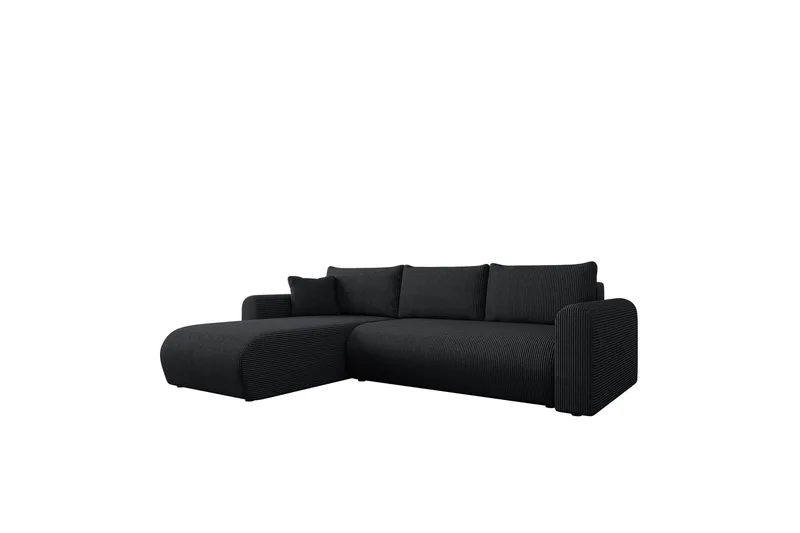 Tacon Bäddsoffa m. Divan 3-sits - Svart - Möbler - Soffa - Bäddsoffa