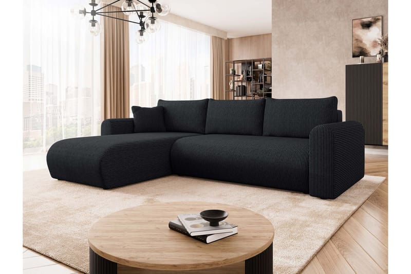 Tacon Bäddsoffa m. Divan 3-sits - Svart - Möbler - Soffa - Bäddsoffa