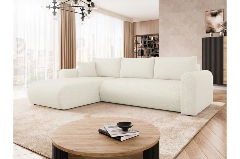 Tacon Bäddsoffa m. Divan 3-sits - Vit - Möbler - Soffa - Bäddsoffa