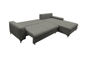 Talby 3-sits Höger Bäddsoffa 135x255 cm med Förvaring i Tyg - Gul - Möbler - Soffa - Bäddsoffa
