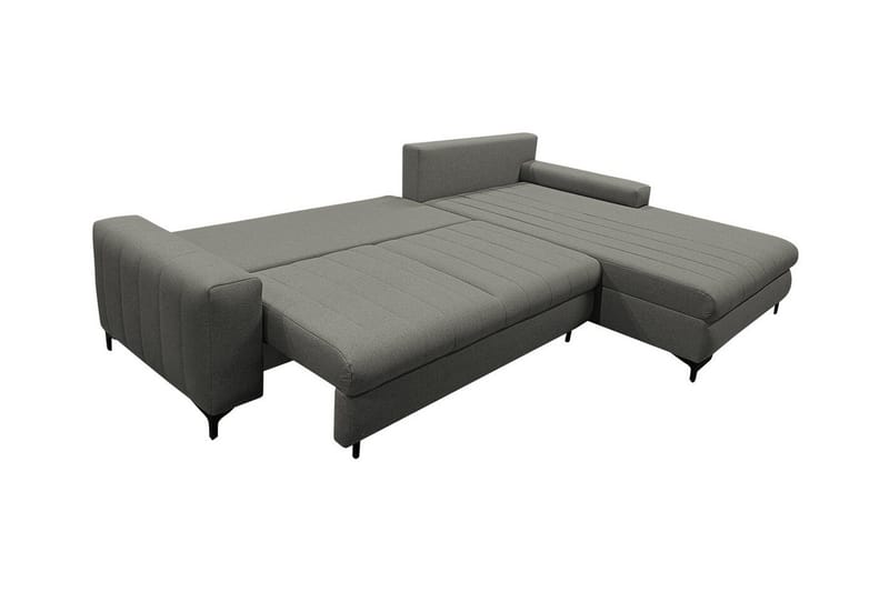 Talby 3-sits Höger Bäddsoffa 135x255 cm med Förvaring i Tyg - Gul - Möbler - Soffa - Bäddsoffa