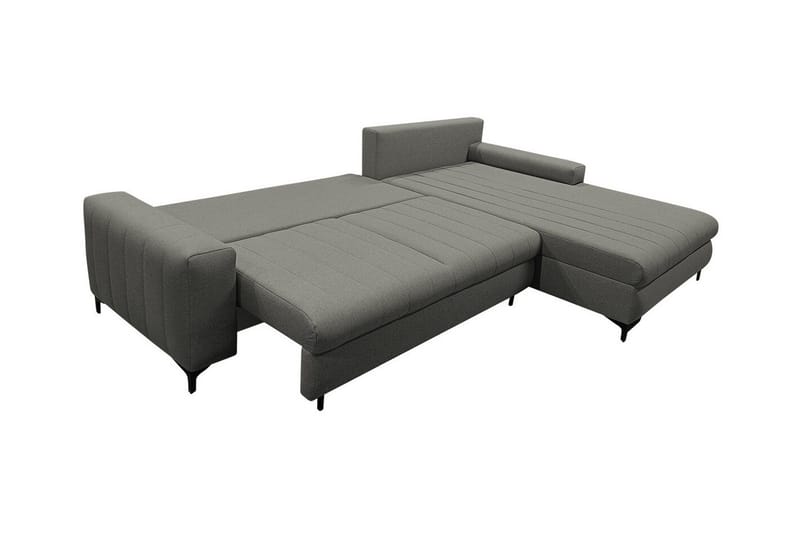 Talby 3-sits Höger Bäddsoffa med Förvaring och Kanalstoppad i Tyg - Beige - Möbler - Soffa - Bäddsoffa
